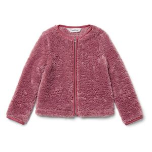 Detská trblietavá plyšová bunda vyobraziť