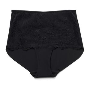 Nohavičky s vysokým pásom »light-shaping«, čierne vyobraziť