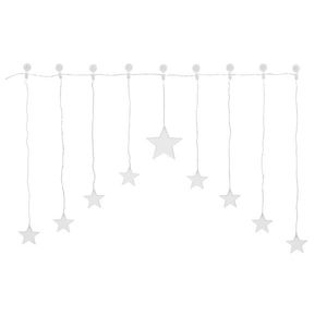 LIVARNO home Svetelný LED záves, vločka/hviezda (hviezda, teplá biela) vyobraziť
