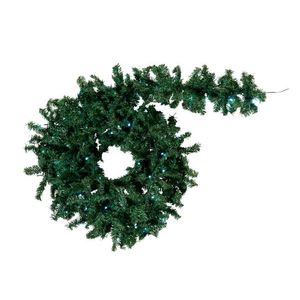 LIVARNO home LED jedľová girlanda (studená biela) vyobraziť