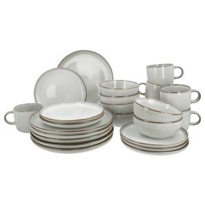 SILVERCREST® Súprava kuchynského riadu, 24-dielna (sivá) vyobraziť