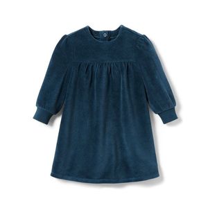 Detské šaty z plyšového materiálu vyobraziť