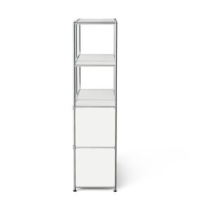 Kovová skrinka »CN3« so 4 výklopnými priečinkami, biela vyobraziť