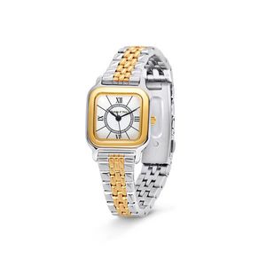 Dvojfarebné dámske hodinky z ušľachtilej ocele vyobraziť