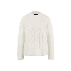 Pletený pulóver s vrkočovým vzorom vyobraziť