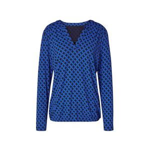 Blúzkové tričko s potlačou, kobaltovomodré vyobraziť