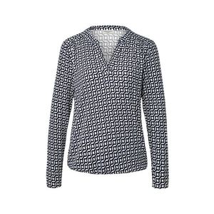 Blúzkové tričko s potlačou, námornícke modré vyobraziť