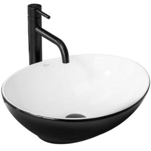 Umývadlo na dosku Sofia Black/White vyobraziť