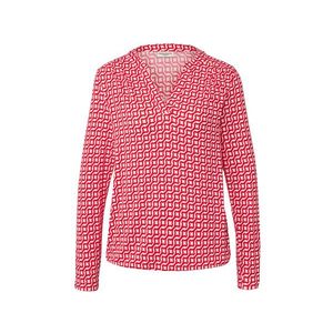 Blúzkové tričko s potlačou, červené vyobraziť