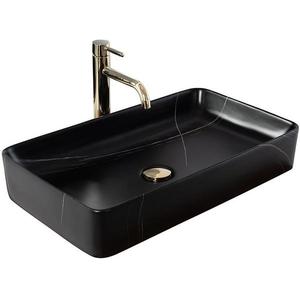 Umývadlo na dosku Denis Black Stone Matt vyobraziť