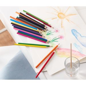 Akvarelové pastelky v dóze, 24 ks, so štetcom vyobraziť