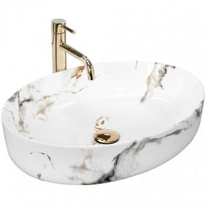 Umývadlo Queen Carrara Shiny vyobraziť