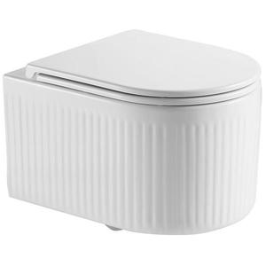 Závesná WC misa Elmo s doskou volne padajúca vyobraziť