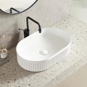 Umývadlo na dosku ryhované Zulu 50x32 cm vyobraziť