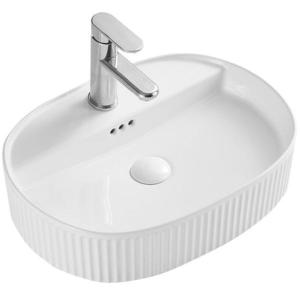 Ryhované umývadlo Rossa 50x38 cm vyobraziť