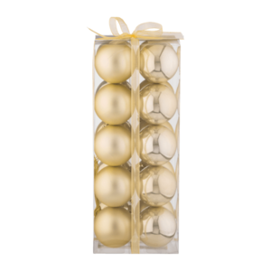 LIVARNO home Gule na vianočný stromček, 20 kusov (zlatá) vyobraziť