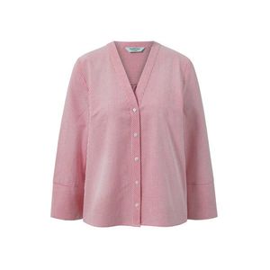 Prúžkovaná blúzka, kombinácia ružovej a bielej vyobraziť