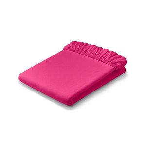 Džersejová napínacia plachta, štandardná veľkosť, ružová vyobraziť