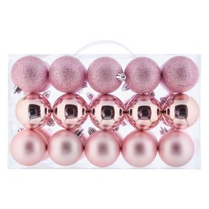 LIVARNO home Gule na vianočný stromček, 30 kusov (zlatá, bledoružová, medená) vyobraziť