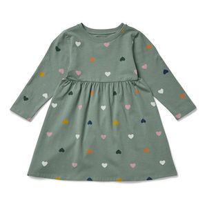 Detské džersejové šaty, srdcia vyobraziť