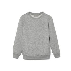 Detská mikina s počesanou vnútornou stranou, sivá vyobraziť