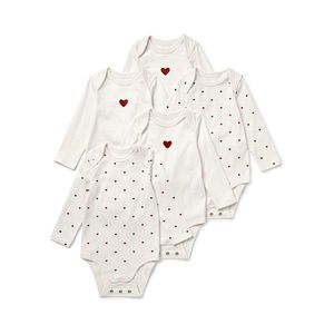Body pre bábätká s možnosťou prispôsobenia veľkosti, 5 ks vyobraziť