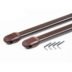 Teleskopická vitrážová tyč hnedá 100-180 cm vyobraziť