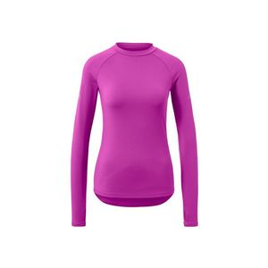 Funkčné tričko s dlhými rukávmi, neónovovínové vyobraziť