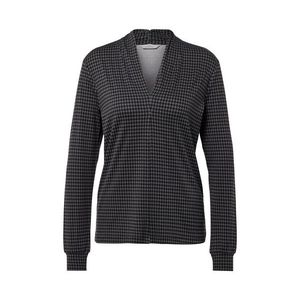 Blúzkové tričko s výstrihom do V, kohútia stopa vyobraziť