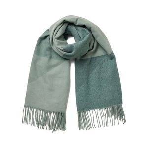 Vzorovaný tkaný šál so strapcami vyobraziť