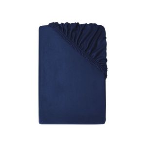 LIVARNO® Flísová napínacia plachta, 90-100 x 200 cm (navy modrá) vyobraziť