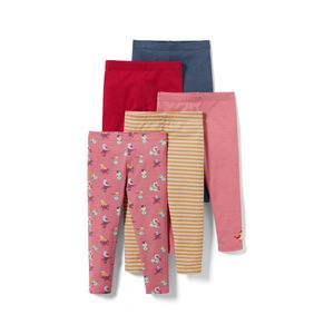 Detské legínsy, 5 ks, celoplošná potlač vyobraziť