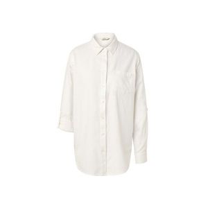 Dlhá ľanová blúzka, biela vyobraziť