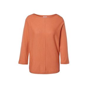 Pulóver z jemného úpletu s merino vlnou, broskyňový vyobraziť