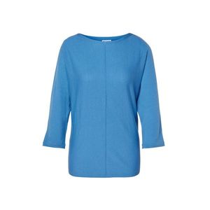 Pulóver z jemného úpletu s merino vlnou, kobaltovomodrý vyobraziť