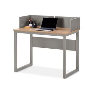 Stolík s obrubou po bokoch, sivý vyobraziť