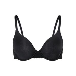 Podprsenka s kosticami, čierna vyobraziť