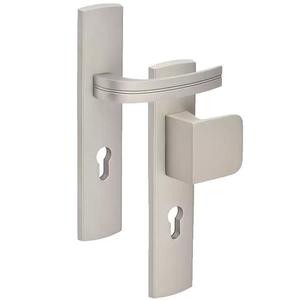 Kľučka s úchytom do vonkajších dverí Via R74 VL72 nikel vyobraziť