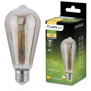 Žiarovka LED ST64 filament 6W E27 2200K SMOKEY vyobraziť
