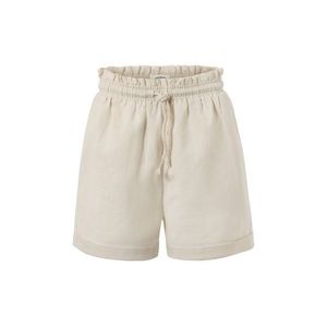 Šortky z ľanovej zmesi, pieskové vyobraziť
