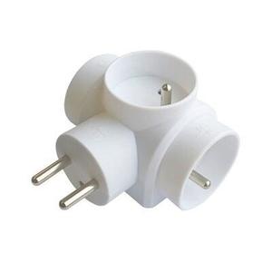 Rozdeľovač 3X2P+Z Z/U biely 28207 vyobraziť