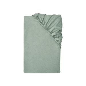 LIVARNO home Napínacia plachta z jemného flanelu, 90 – 100 x 200 cm (zelená) vyobraziť