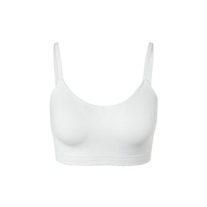 Bezšvová podprsenka s čipkou, biela vyobraziť