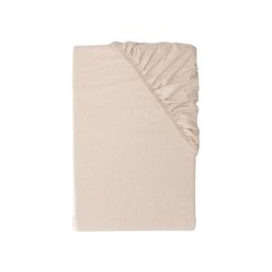 LIVARNO® Napínacia plachta z jemného flanelu, 90 – 100 x 200 cm (béžová) vyobraziť