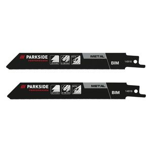 PARKSIDE PERFORMANCE® Súprava pílových listov pre chvostovú pílu PFSZP 3 A1, 2-dielna (jemný kov) vyobraziť