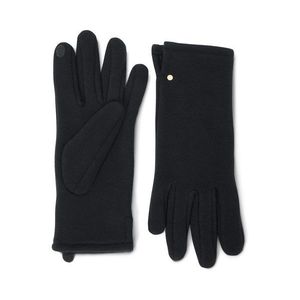 Rukavice z teplákoviny s detailom gombíka vyobraziť