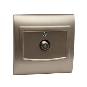 Anténna zásuvka GPA-1V.ST satén vyobraziť