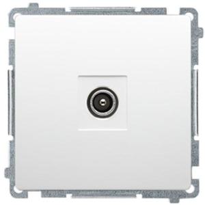 B BMAK3.01/11 Anténna zásuvka jednonásobná koncová biela vyobraziť