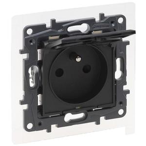 Zásuvka hermetická IP44 863535 Niloe Step čierna vyobraziť