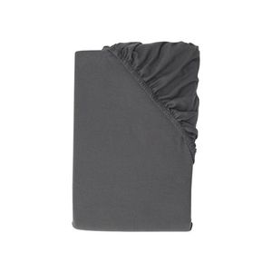 LIVARNO® Napínacia plachta z jemného flanelu, 140 – 160 x 200 cm (sivá) vyobraziť